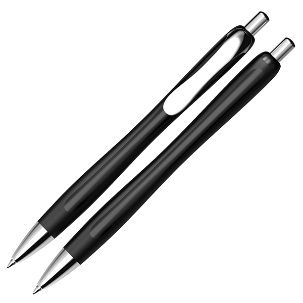 Penna a sfera a scatto Slider Rave - punta XB - fusto nero - nero - Schneider Penna a sfera a scatto Slider Rave - punta XB - fusto nero - nero - Schneider