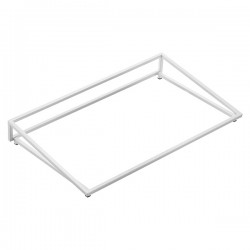 Supporto per vassoio - inclinato - bianco - 53 x 26,5 x 7cm - metallo - Leone