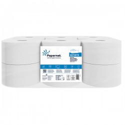 Carta igienica Centrefeed Mini Jumbo - 2 veli - 15 gr - diametro 19 cm - 10,75 cm x 210 m - bianco - Papernet