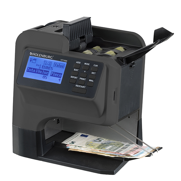 Verifica banconote HT1100 - 25,4 x 17,8 x 24 cm - nero - HolenBurg Verifica banconote HT1100 - 25,4 x 17,8 x 24 cm - nero - HolenBurg