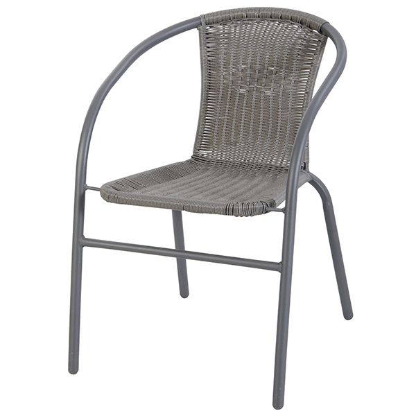 Sedia IOS  - 53,5 x 60 x H75 cm - grigio - Verdelook