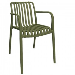 Sedia Nives - 56 x 42 x 81 cm - PP - verde - Verdelook