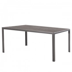 Tavolo Tenerife - rettangolare - 156 x 75 x 74 cm - grigio - Verdelook