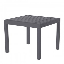 Tavolo Sardegna - quadrato - 90 x 90 x 74 cm - grigio - Verdelook