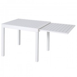 Tavolo Sardegna - quadrato - 90 x 90 x 74 cm - bianco - Verdelook