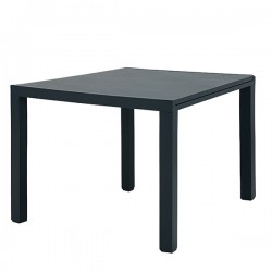 Tavolo Malta - quadrato - 90 x 90 x 74 cm - grigio - effetto cemento - Verdelook