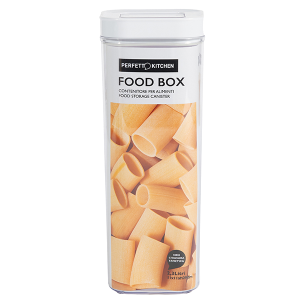 Contenitore alimentare Foodbox - 110 x 110 x 290 mm - 2,3 litri - ABS - Perfetto Contenitore alimentare Foodbox - 110 x 110 x 290 mm - 2,3 litri - ABS - Perfetto