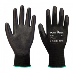 Guanti A120 touch - palmo in PU - L - nero - Portwest