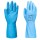 Guanti per alimenti protezione chimica B - M - lattice - leggeri - azzurro - Portwest - conf. 12 pezzi