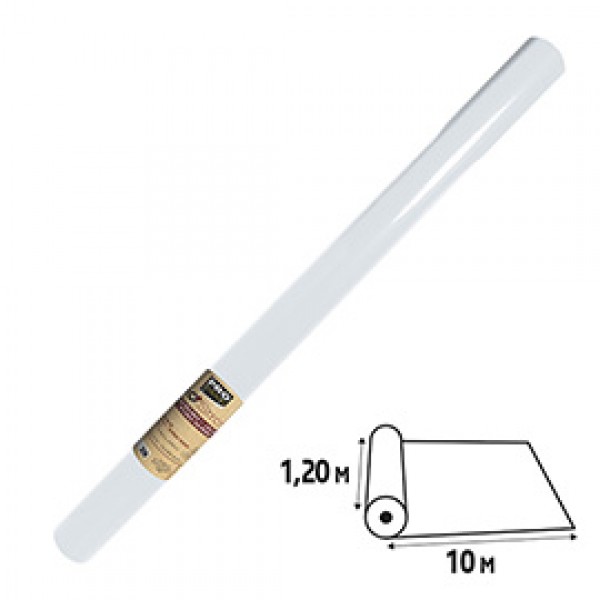 Tovaglia idrorepellente - in rotolo - 1,2 x 10 m - spunbond - bianco - Pro Nappe