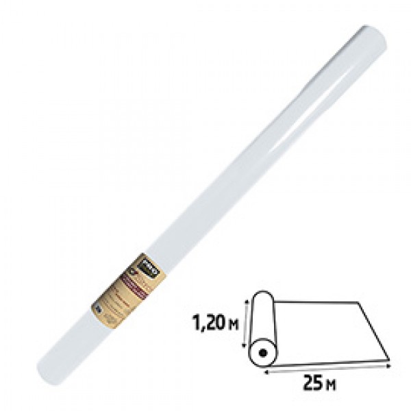 Tovaglia idrorepellente - in rotolo - 1,2 x 25 m - spunbond - bianco - Pro Nappe