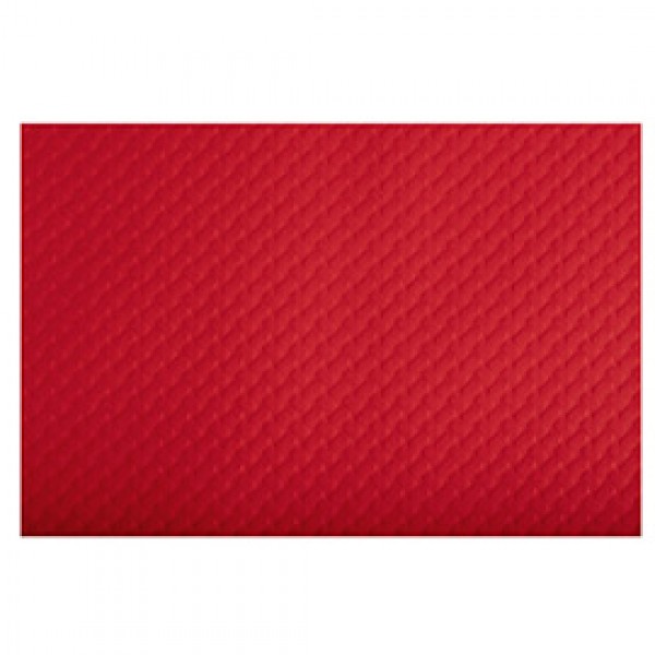 Tovaglietta monouso Tiss Lack - 30 x 40 cm - carta - rosso - Pro Nappe - conf. 500 pezzi