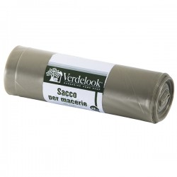 Sacco macerie - LDPE - 40 x 70 cm - 120 micron - ambra - Verdelook - conf. 15 pezzi