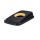 Coperchio per cestino SELECTO - con foro - nero/giallo - Rotho