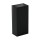 Gettacarte Bob Color - 23 x 35 x 75 cm - 60 L - metallo - nero - Medial International