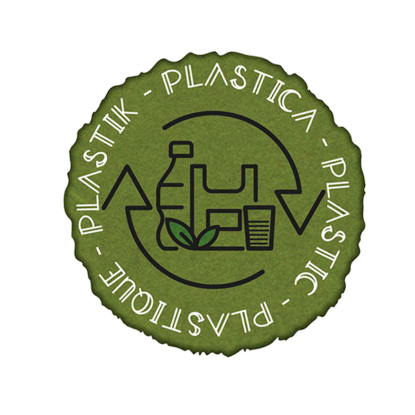 Etichetta in vinile raccolta differenziata Stik - plastica - autoadesiva - 10,5 x 10,5 cm - PVC - verde - Medial International