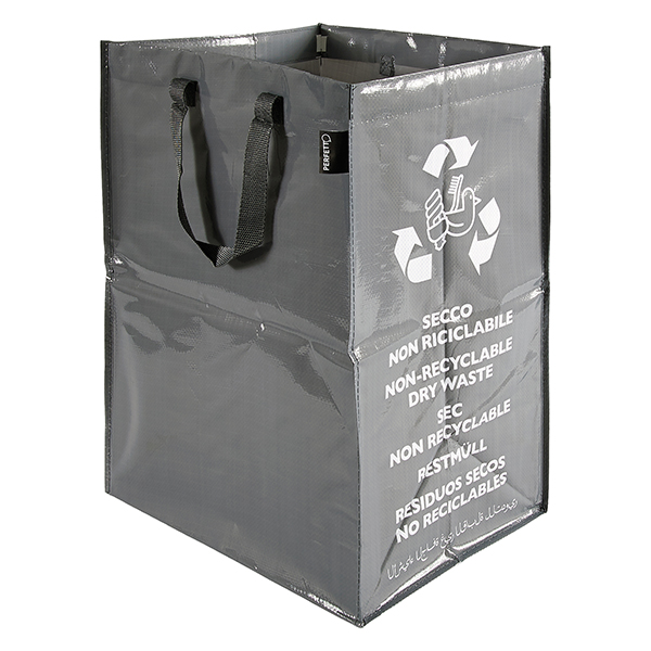 Contenitore Ricicla Bag - indifferenziata - 30 x 38 x 55 cm - grigio - Perfetto Contenitore Ricicla Bag - indifferenziata - 30 x 38 x 55 cm - grigio - Perfetto