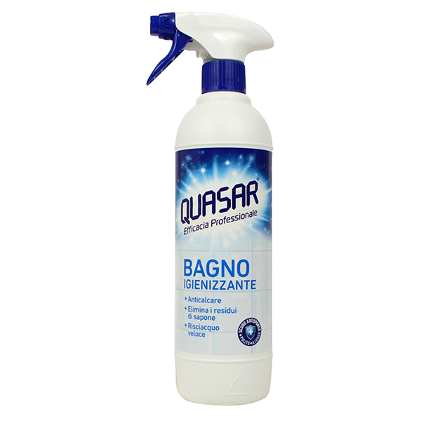 Detergente igienizzante bagno in spray Quasar - flacone da 580 ml - Quasar