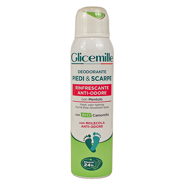 Deodorante spray piedi e scarpe - 150 ml - Glicemille Deodorante spray piedi e scarpe - 150 ml - Glicemille