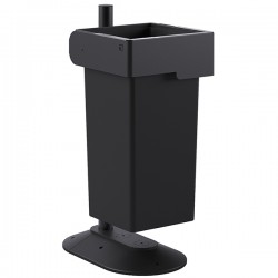 Portarifiuti MODULA - da terra - con contenitore - 41,5 x 63 x 97,5 cm - 73 L - antracite - Stilcasa