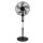 Ventilatore da terra MF1681BR - con piantana, telecomando e pannello di controllo - 30 W - diametro 40 cm - 43 x 40 x 125 cm - Melch ioni family