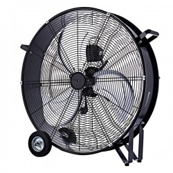 Ventilatore industriale MF 2460IND - da terra - con ruote - 3 velocità - 180 W - diametro 60 cm - Melchioni Family