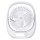 Ventilatore da tavolo Kimono - ricaricabile - con luce LED - 24,8 x 8 x 30,5 cm - bianco - CFG