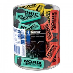 Norix® Eraser - colori assortiti - barattolo 30 pezzi