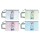 Busta c/bottone Fancy - PP - A5 (14,5 x 21 cm) - colori e fantasie assortiti - Arda