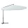 Ombrellone quadro - con braccio laterale - 3 x 3 m - bianco - Garden Friend