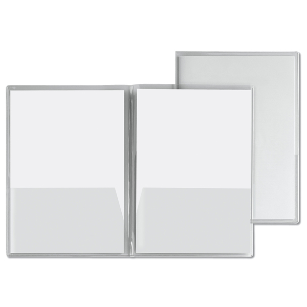 Cartella con doppia tasca Capri 69/T2 - A4 - PVC - trasparente liscio - Sei Rota - conf. 5 pezzi Cartella con doppia tasca Capri 69/T2 - A4 - PVC - trasparente liscio - Sei Rota - conf. 5 pezzi