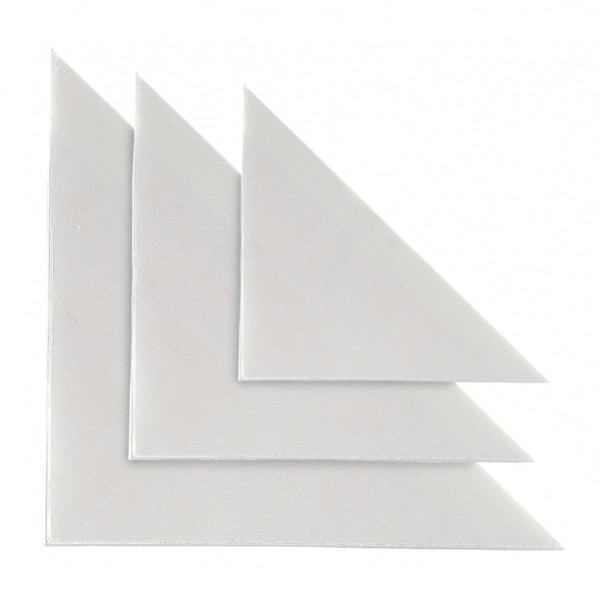 Busta autoadesiva TR 13 - triangolare - PVC - 13 x 13 cm - trasparente - Sei Rota - conf. 10 pezzi Busta autoadesiva TR 13 - triangolare - PVC - 13 x 13 cm - trasparente - Sei Rota - conf. 10 pezzi