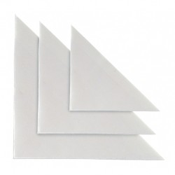 Busta autoadesiva TR 17 - triangolare - PVC - 17 x 17 cm - trasparente - Sei Rota - conf. 10 pezzi