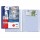 Porta scontrini e banconote Asso PS - 21 x 29.7 cm - blu - Sei Rota