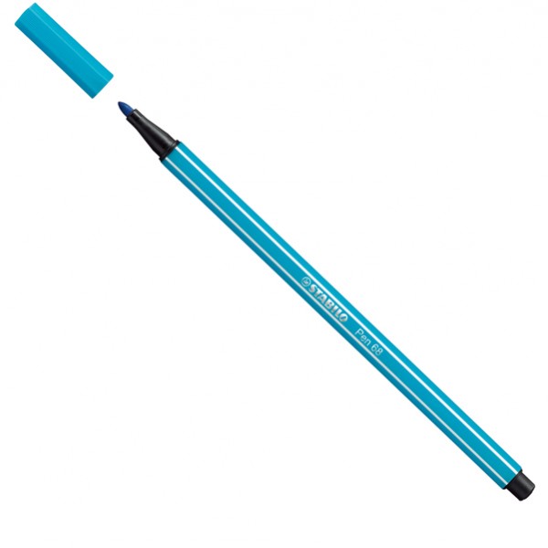 Pennarello Pen 68 - blu chiaro 31 - Stabilo Pennarello Pen 68 - blu chiaro 31 - Stabilo