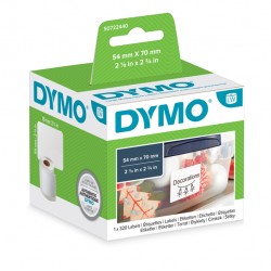 Rotolo 320 etichette LW 990150 - 54 x 70 mm - carta - multiuso - bianco - Dymo