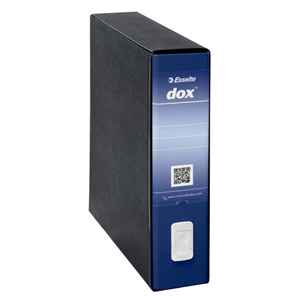 Registratore Dox 9 - dorso 8 cm - 35 x 31,5 cm - blu - Esselte Dox