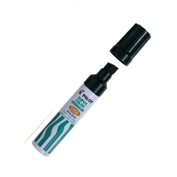 Marcatore Super Color - permanente - punta maxi da 12,5 mm - nero - Pilot Marcatore Super Color - permanente - punta maxi da 12,5 mm - nero - Pilot