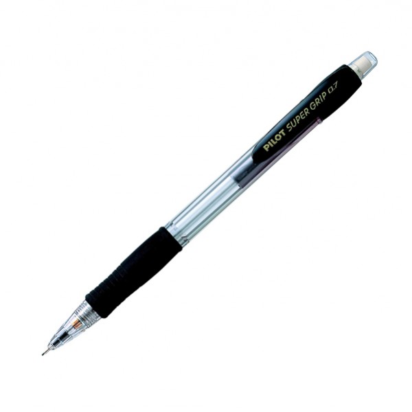 Portamine Super Grip - mina 0,7 mm - fusto nero - Pilot Portamine Super Grip - mina 0,7 mm - fusto nero - Pilot