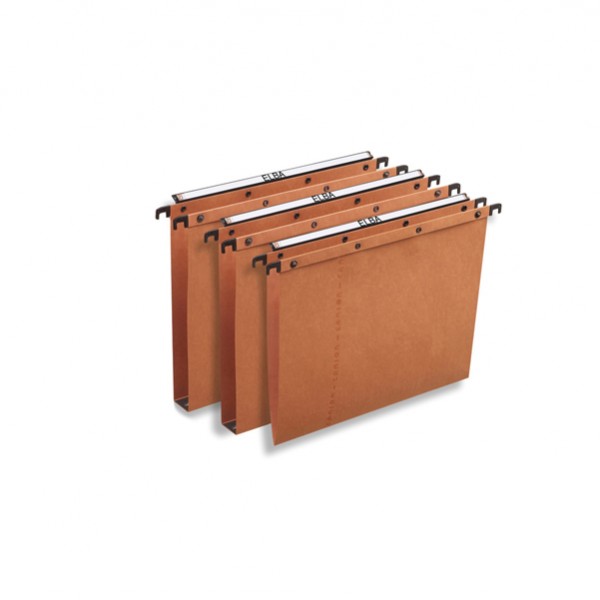 Cartella sospesa - cassetto Ultimate - interasse 33 cm - fondo V - 31,6x25 cm - arancio - Elba