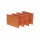 Cartella sospesa Signaletic - cassetto - interasse 39 cm - fondo V - 39x25 cm - arancione - Rexel