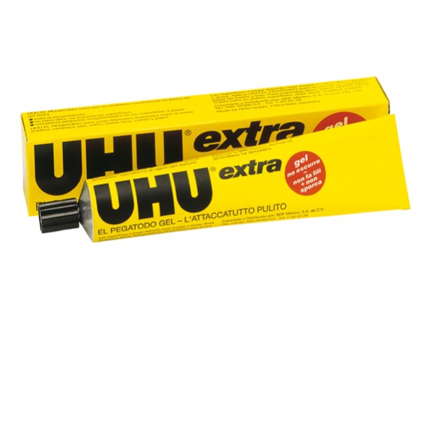 Colla attaccatutto Extra - 125 ml - trasparente - UHU Colla attaccatutto Extra - 125 ml - trasparente - UHU