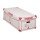 Scatola Storage - con coperchio - 38,5 x 26,4 x 75,5 cm - bianco e rosso - Esselte Dox