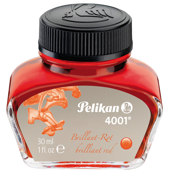 Inchiostro stilografico 4001 - 30 ml - rosso - Pelikan Inchiostro stilografico 4001 - 30 ml - rosso - Pelikan