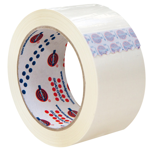 Nastro adesivo 330 - 5 cm x 66 m - PVC - bianco - Eurocel Nastro adesivo 330 - 5 cm x 66 m - PVC - bianco - Eurocel
