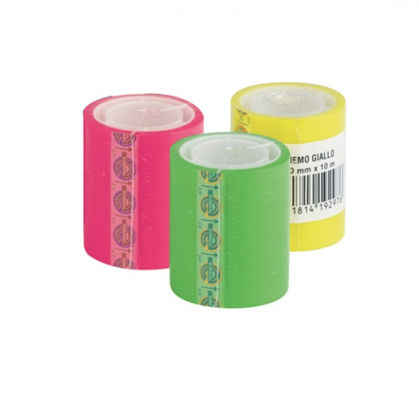 Ricarica nastro adesivo Memograph - 50 mm x 10 m - PVC - giallo - Eurocel Ricarica nastro adesivo Memograph - 50 mm x 10 m - PVC - giallo - Eurocel
