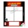 Etichette adesive - in carta - permanenti - 70 x 56 mm - 4 et/fg - 10 fogli - bianco - Markin