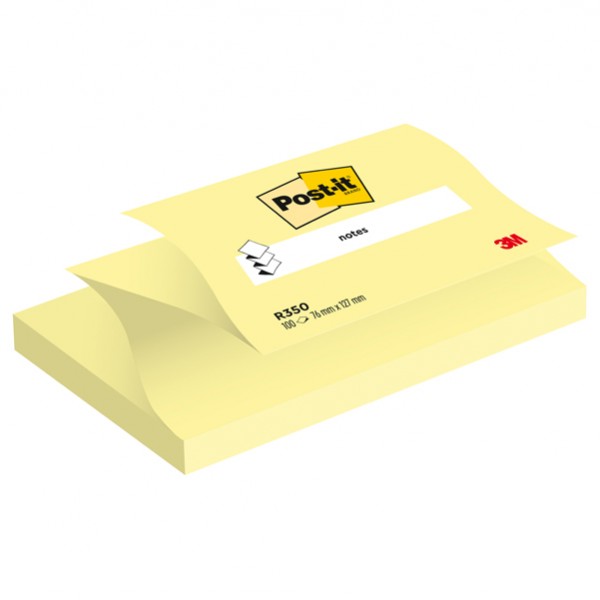 Blocco Post-it Super Sticky Z Notes - R350 - 76 x 127 mm - giallo Canary - 100 fogli - Post-it Blocco Post-it Super Sticky Z Notes - R350 - 76 x 127 mm - giallo Canary - 100 fogli - Post-it