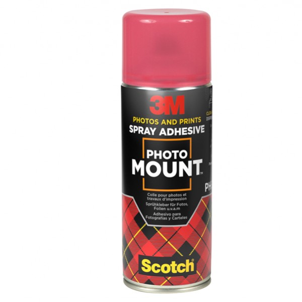 Adesivo Spray Photo Mount - per foto - 400 ml - trasparente - 3M Adesivo Spray Photo Mount - per foto - 400 ml - trasparente - 3M