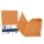 Cartellina 3 lembi Luce - 200 gr - A4 - cartoncino bristol - arancio - Favini - conf. 25 pezzi